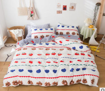 3D Fruit Pattern 40208 Bed Pillowcases Quilt