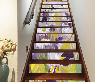 3D Flowers 618 Stair Risers Wallpaper AJ Wallpaper 