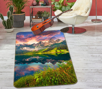3D Mountains 26133 Non Slip Rug Mat