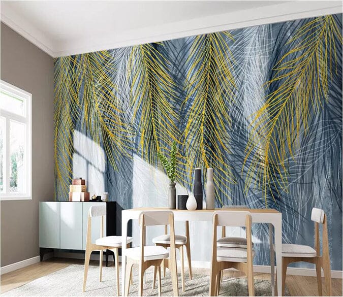 3D Colored Leaves 2801 Wall Murals Wallpaper AJ Wallpaper 2 