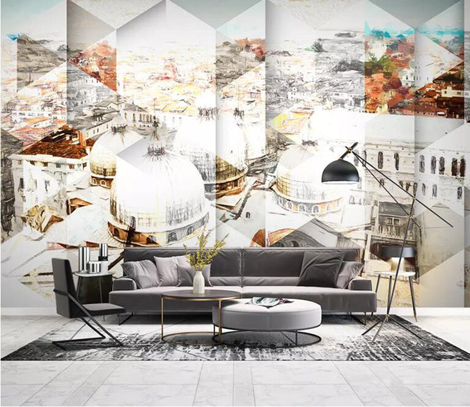 3D Color City 1492 Wall Murals Wallpaper AJ Wallpaper 2 