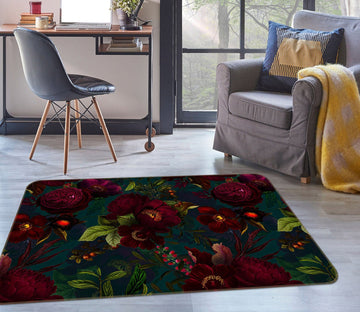 3D Quiet Flower 174 Uta Naumann Rug Non Slip Rug Mat Mat AJ Creativity Home 