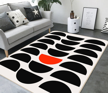 3D Red Circle 1103 Boris Draschoff Rug Non Slip Rug Mat Mat AJ Creativity Home 