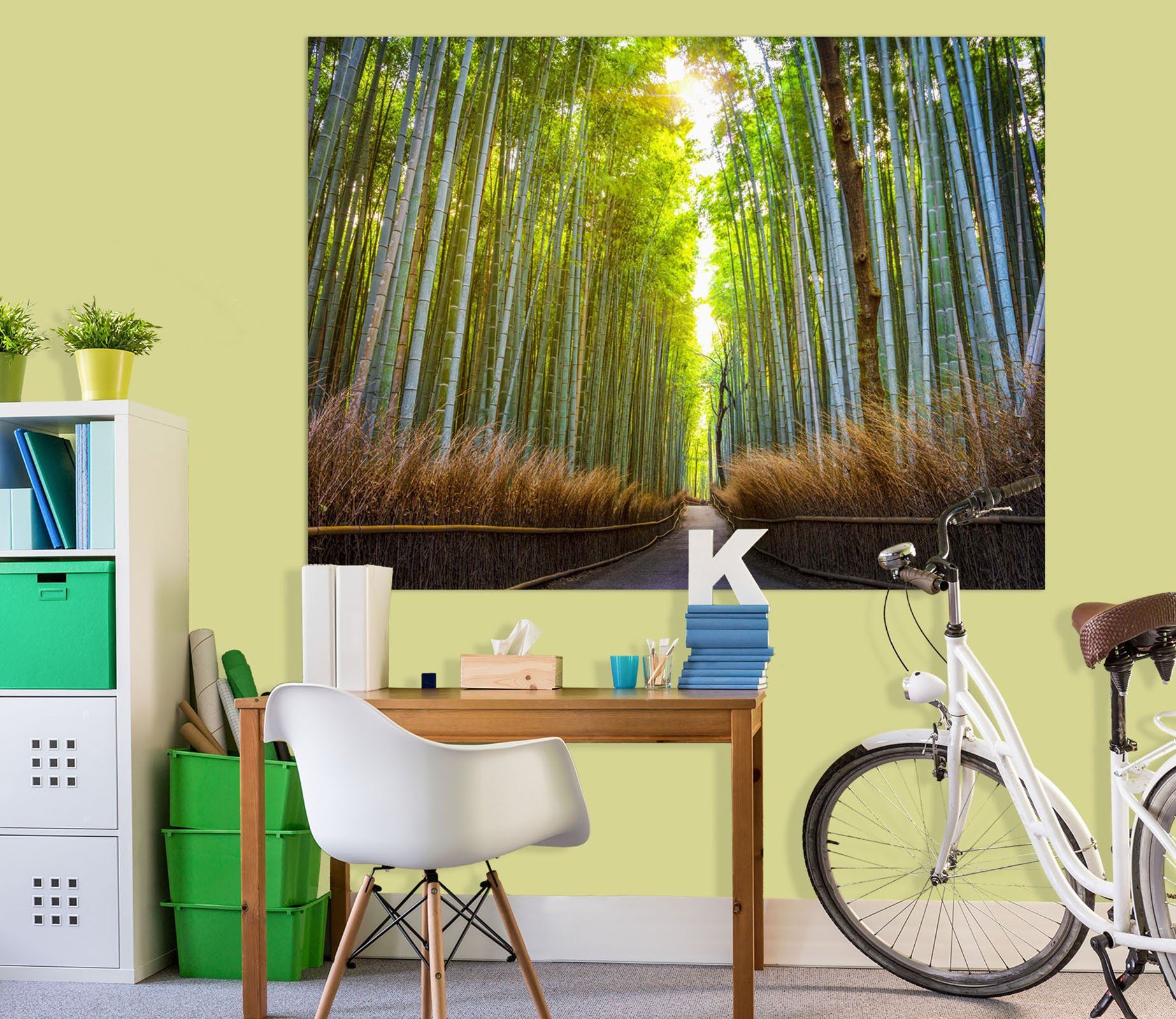 3D Bamboo Forest 135 Marco Carmassi Wall Sticker Wallpaper AJ Wallpaper 2 