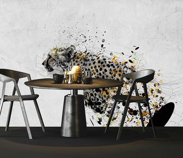 3D Spotted Leopard 584 Wall Murals Wallpaper AJ Wallpaper 2 
