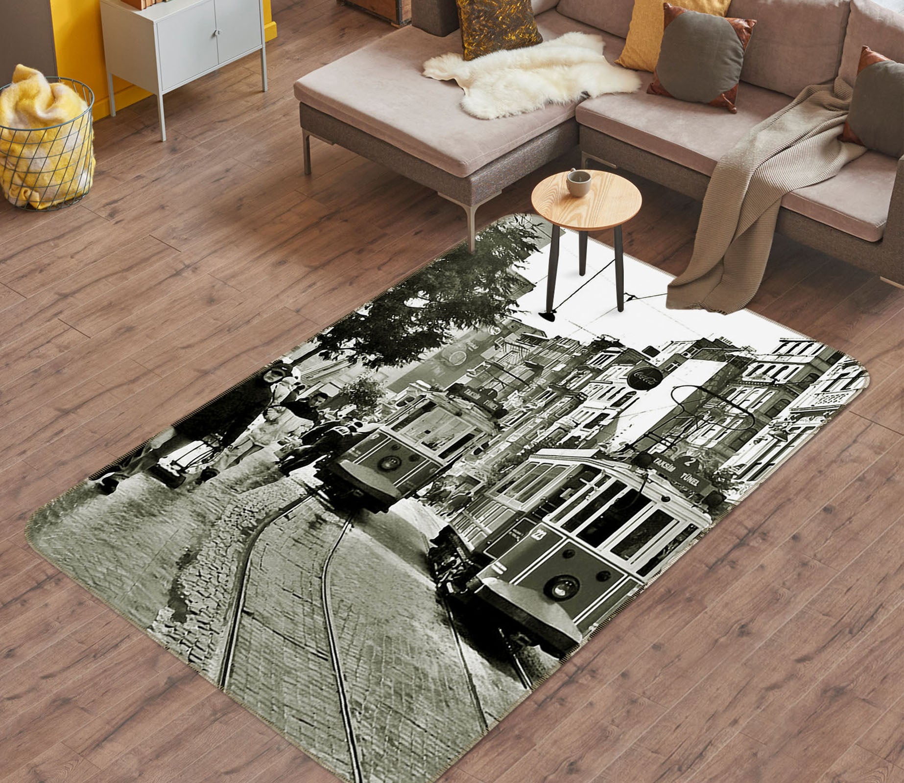 3D Building Street 32160 Non Slip Rug Mat