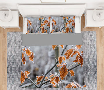 3D Branches Leaves 63182 Bed Pillowcases Quilt