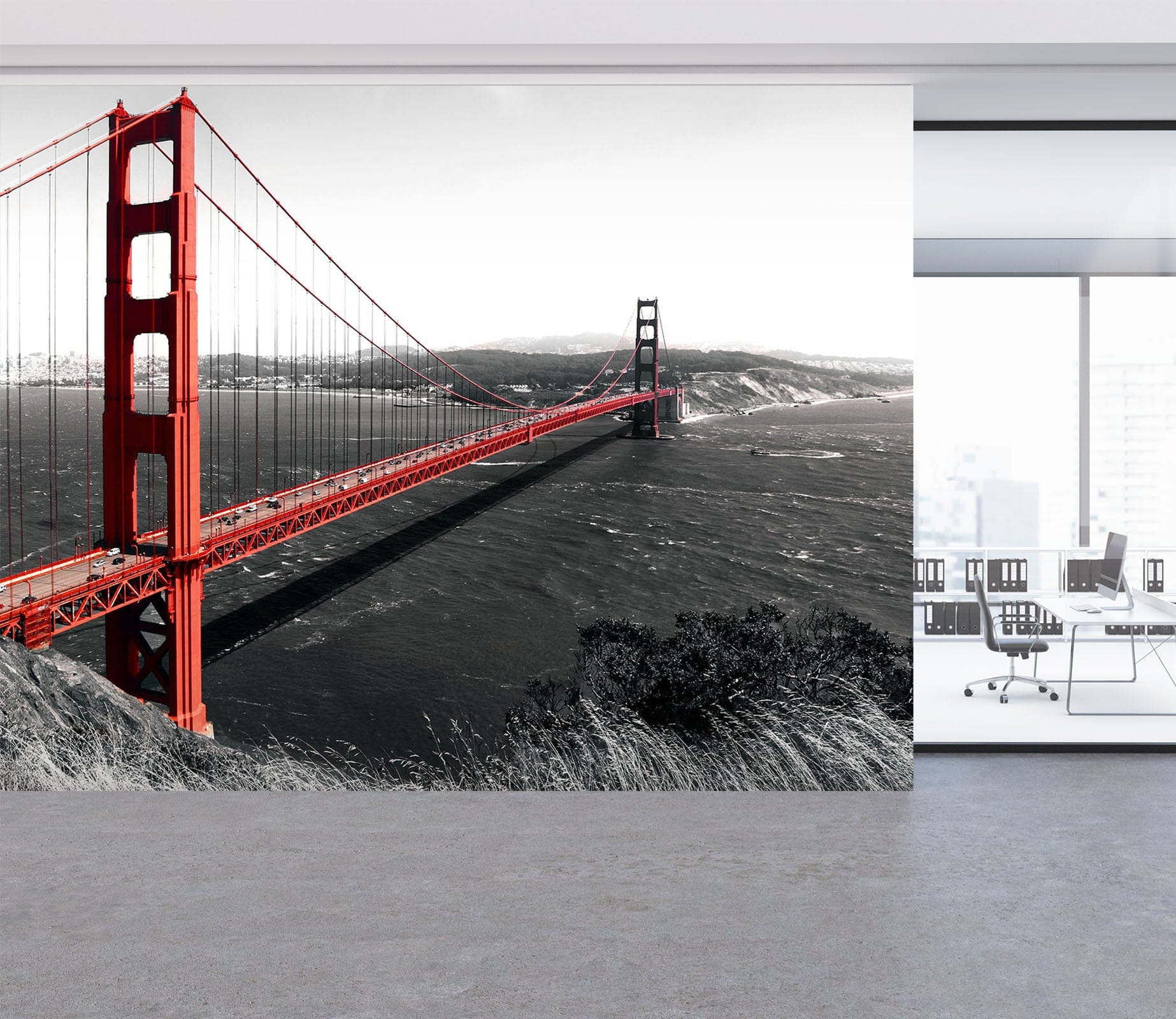 3D Sea Bridge 063 Wall Murals Wallpaper AJ Wallpaper 2 