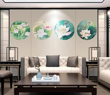 3D Lotus 291 Wall Murals Wallpaper AJ Wallpaper 2 