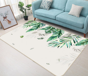 3D Leaves Branches 77003 Non Slip Rug Mat