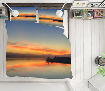 3D Cloud Lake 59174 Bed Pillowcases Quilt