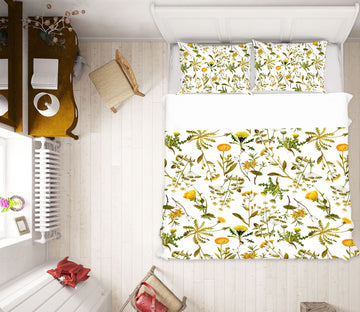 3D Leaf Pattern 18205 Uta Naumann Bedding Bed Pillowcases Quilt