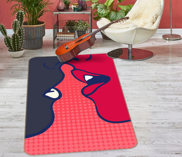 3D The Kiss 1123 Boris Draschoff Rug Non Slip Rug Mat Mat AJ Creativity Home 