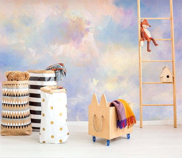 3D Oil Paint Cloud 027 Wall Murals Wallpaper AJ Wallpaper 2 