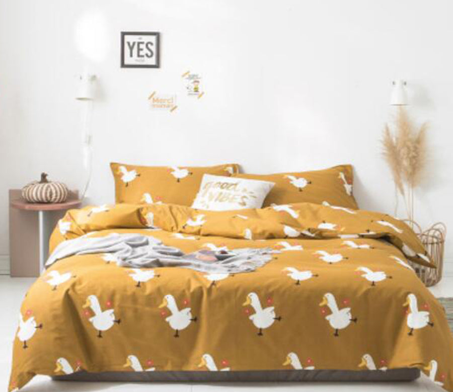 3D Goose 14175 Bed Pillowcases Quilt