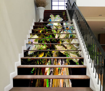 3D Painted Bouquet 2183 Skromova Marina Stair Risers