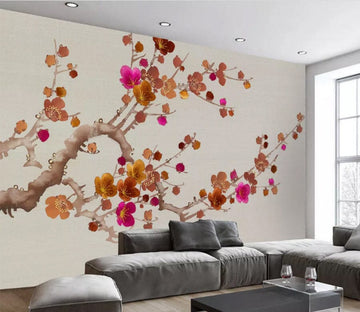 3D Red Plum 2031 Wall Murals Wallpaper AJ Wallpaper 2 