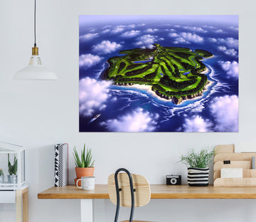 3D Paradise Isle 85161 Jerry LoFaro Wall Sticker