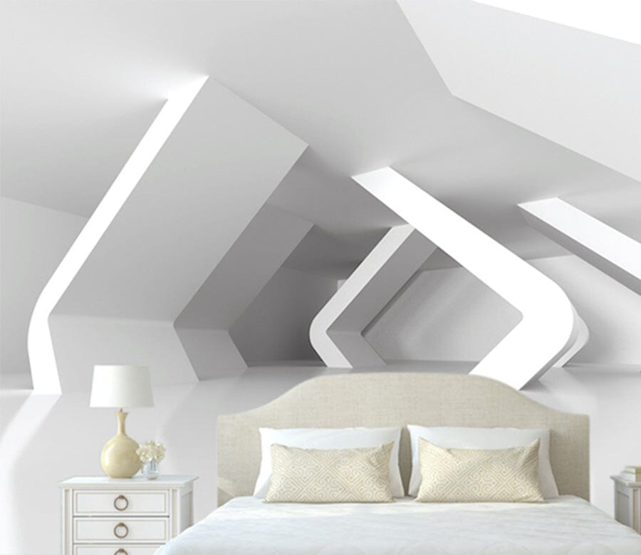 3D White Building WG246 Wall Murals Wallpaper AJ Wallpaper 2 