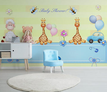 3D Doll Giraffe 824 Wall Murals Wallpaper AJ Wallpaper 2 