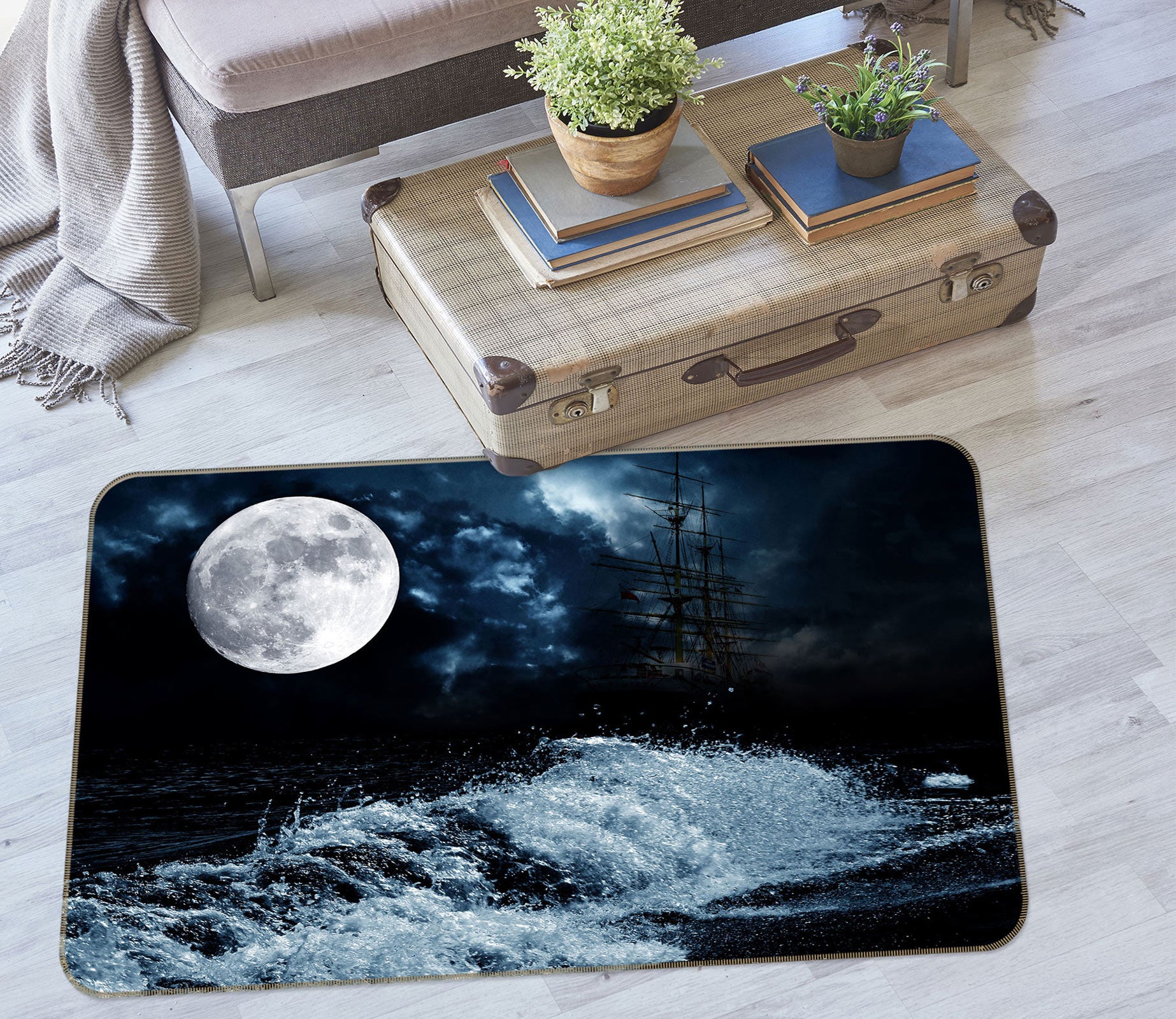 3D Moon 75220 Non Slip Rug Mat