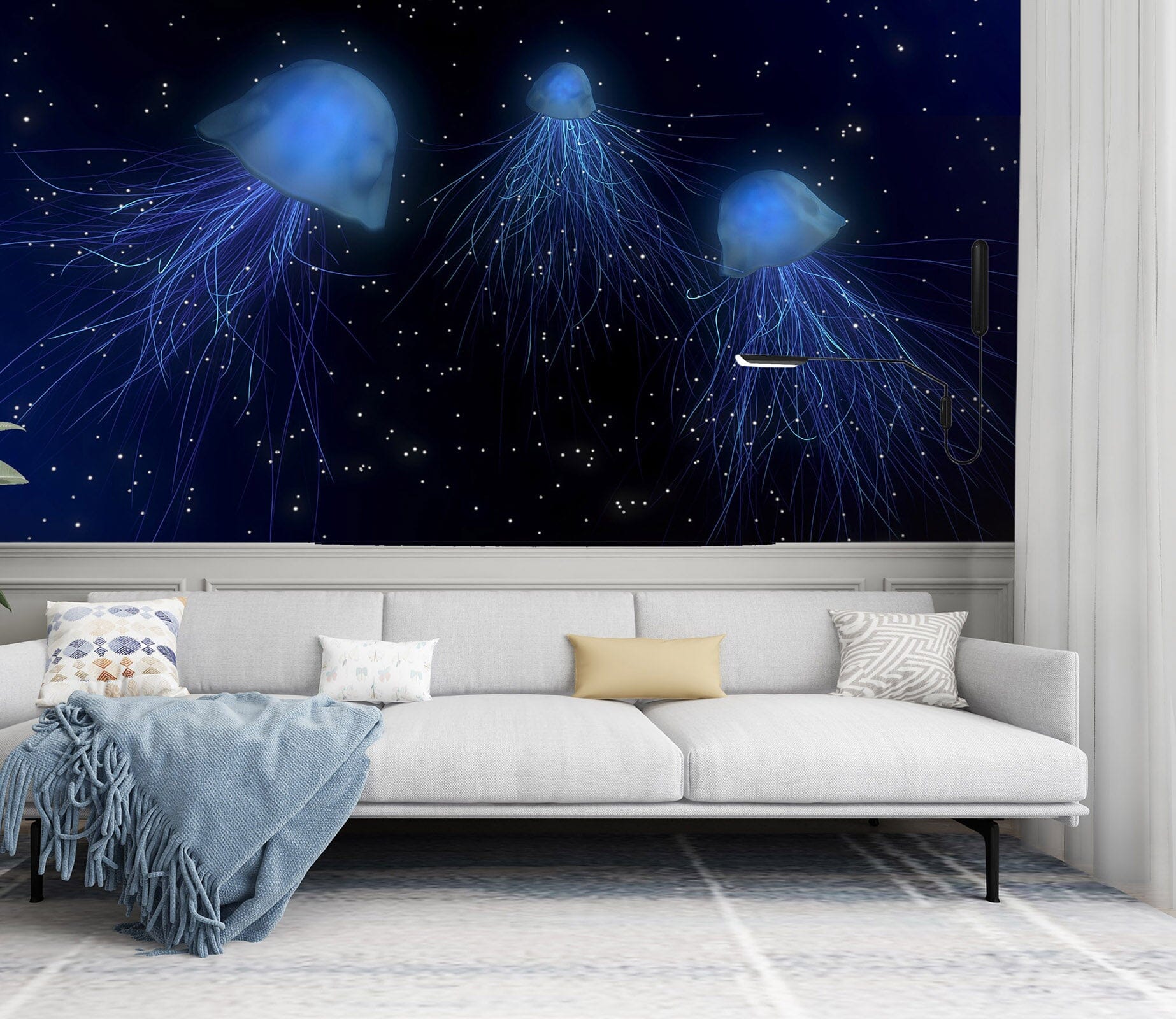 3D Undersea Jellyfish 160 Wall Murals Wallpaper AJ Wallpaper 2 