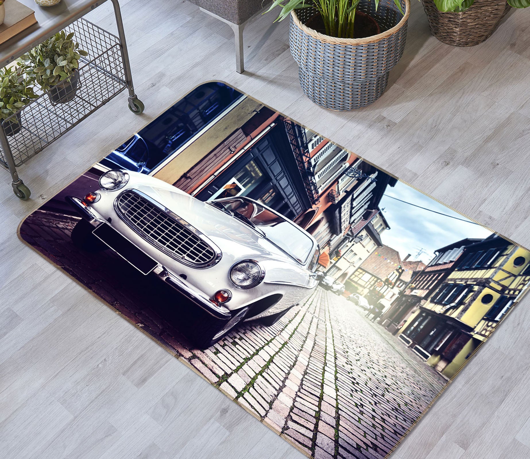 3D Street Car 42019 Vehicle Non Slip Rug Mat