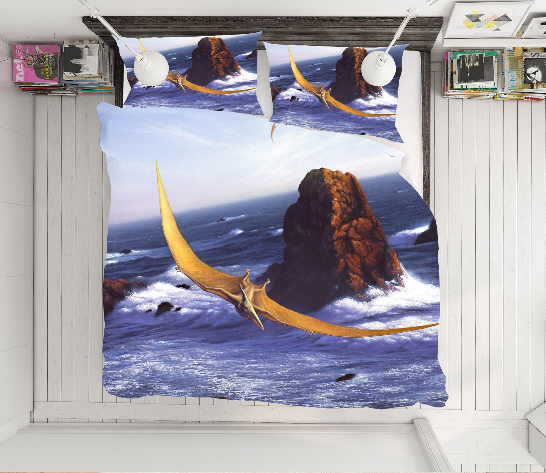 3D Pteranadon 86039 Jerry LoFaro bedding Bed Pillowcases Quilt
