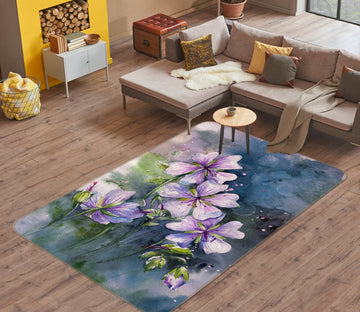 3D Flowers 33065 Non Slip Rug Mat