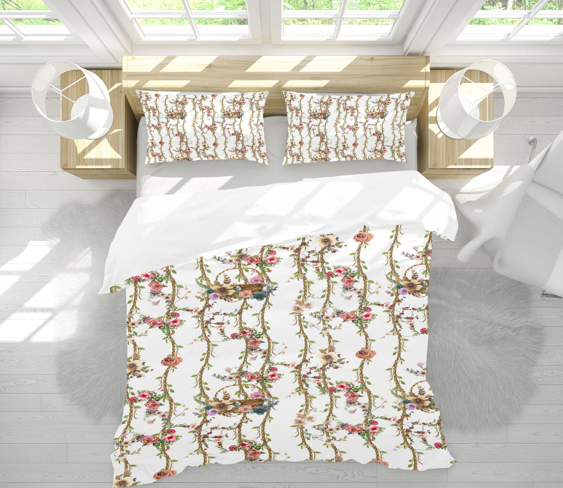 3D Edfuji 13020 Bed Pillowcases Quilt