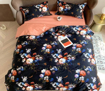 3D Bouquet 7115 Bed Pillowcases Quilt