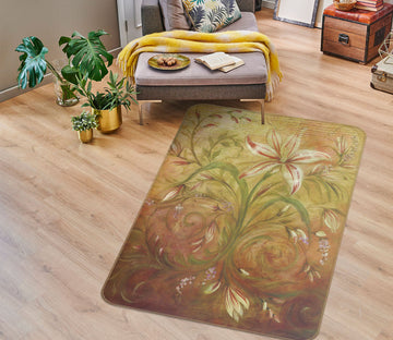 3D Flowers 32193 Non Slip Rug Mat