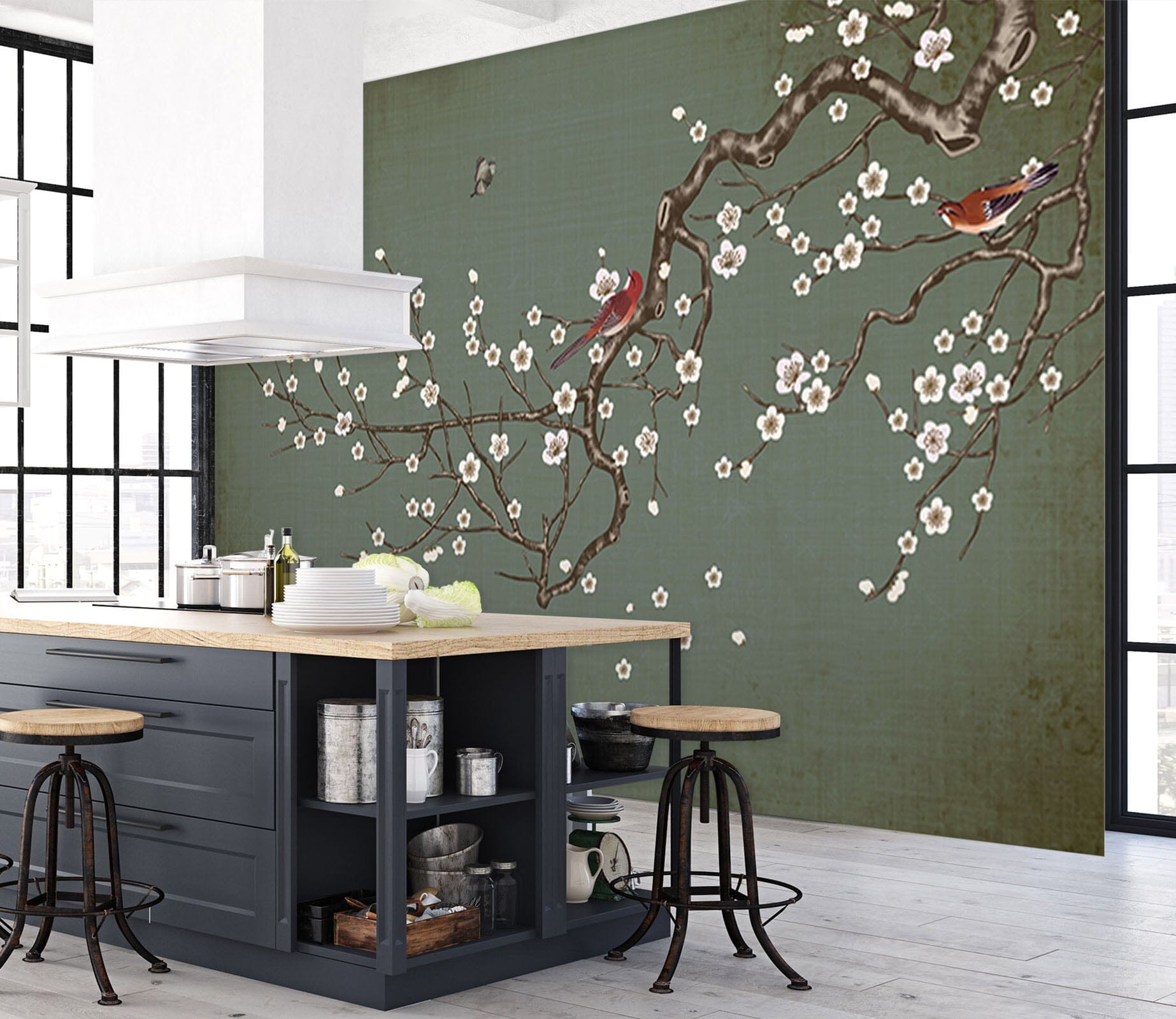 3D Bright Flowers 1450 Wall Murals Wallpaper AJ Wallpaper 2 