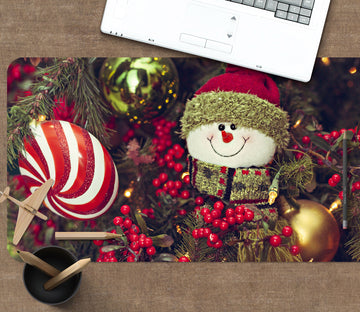 3D Snowman Doll 51182 Christmas Desk Mat Xmas