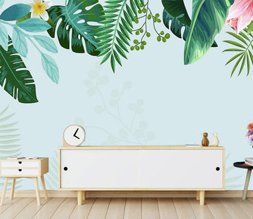 3D Misty Leaves WG252 Wall Murals Wallpaper AJ Wallpaper 2 