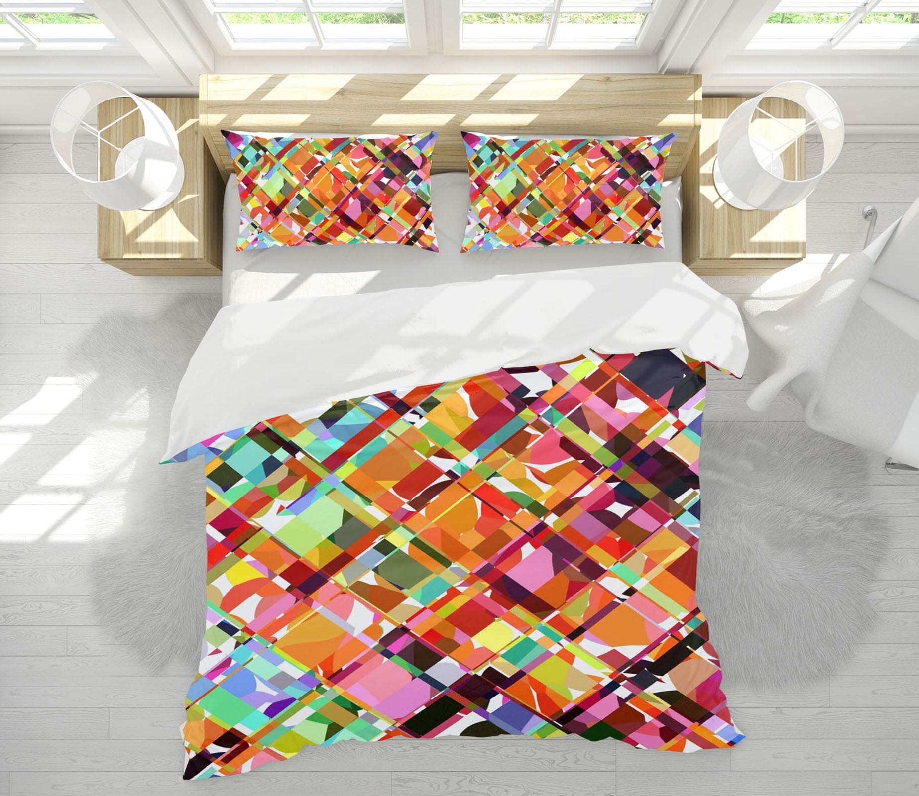 3D Dazzling Color 2004 Shandra Smith Bedding Bed Pillowcases Quilt Quiet Covers AJ Creativity Home 