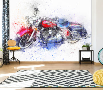 3D Motorcycle Painting 130 Vehicle Wall Murals