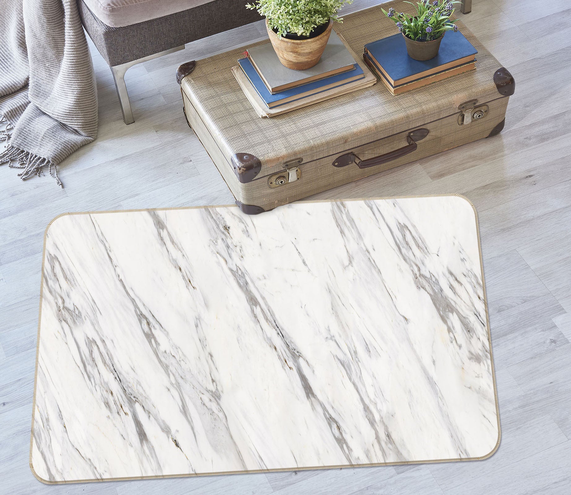 3D Marbling 34012 Non Slip Rug Mat