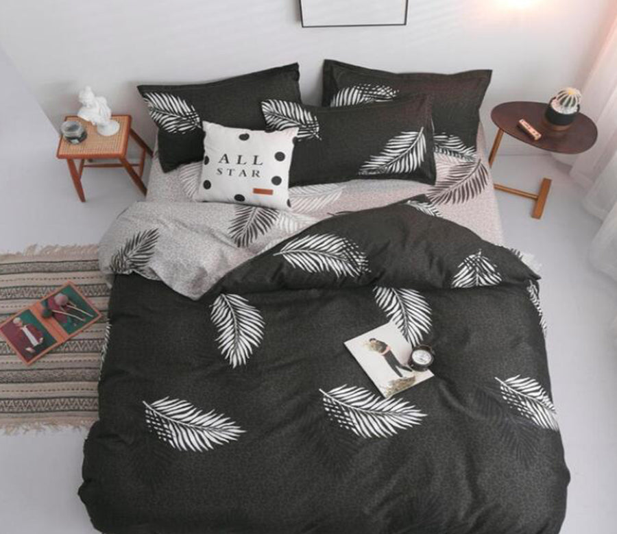 3D Feather 12070 Bed Pillowcases Quilt