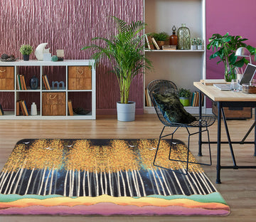 3D Forest 34008 Non Slip Rug Mat