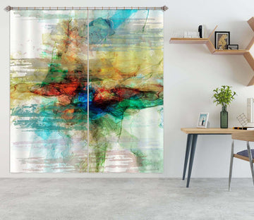 3D Color Collision 235 Michael Tienhaara Curtain Curtains Drapes Curtains AJ Creativity Home 