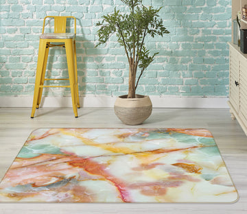 3D Marble Pattern 27119 Non Slip Rug Mat