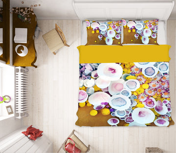 3D Mushroom Flower 12141 Bed Pillowcases Quilt
