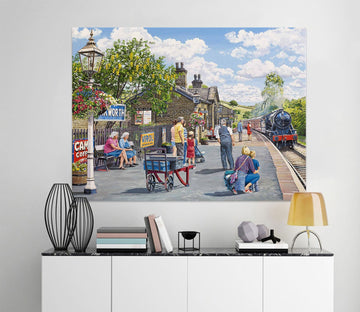 3D Oakworth Station 051 Trevor Mitchell Wall Sticker Wallpaper AJ Wallpaper 2 