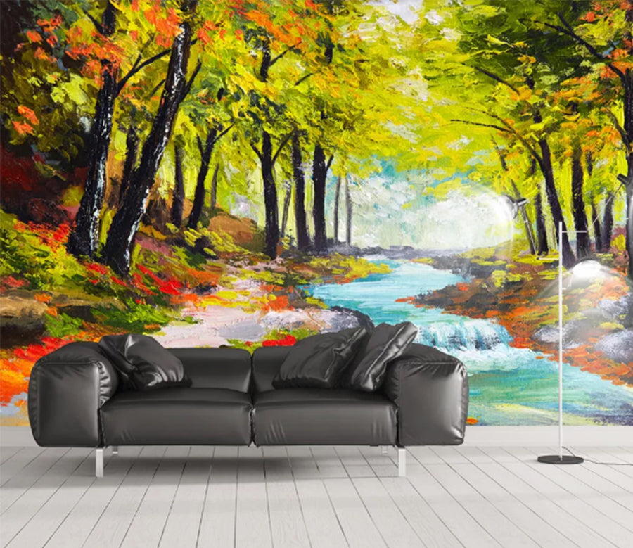 3D Forest River WC925 Wall Murals