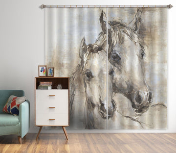 3D Sketch Horse 042 Debi Coules Curtain Curtains Drapes Curtains AJ Creativity Home 