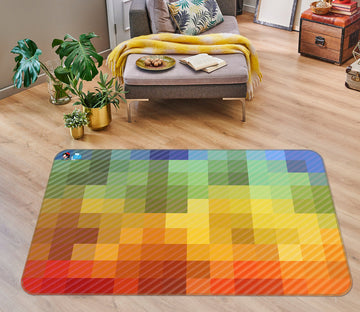 3D Color Mosaic 19152 Shandra Smith Rug Non Slip Rug Mat