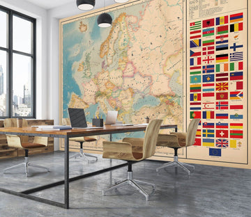 3D Color Painting 2007 World Map Wall Murals Wallpaper AJ Wallpaper 2 
