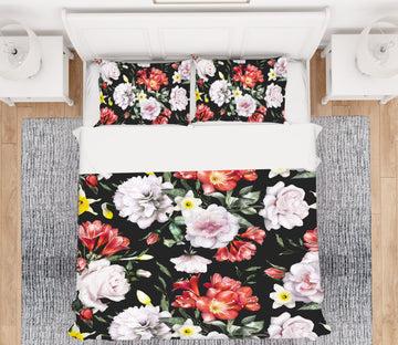 3D Flowers 15030 Bed Pillowcases Quilt
