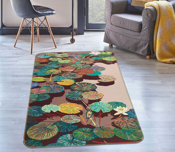 3D Frog Home 3031 Allan P. Friedlander Rug Non Slip Rug Mat Mat AJ Creativity Home 